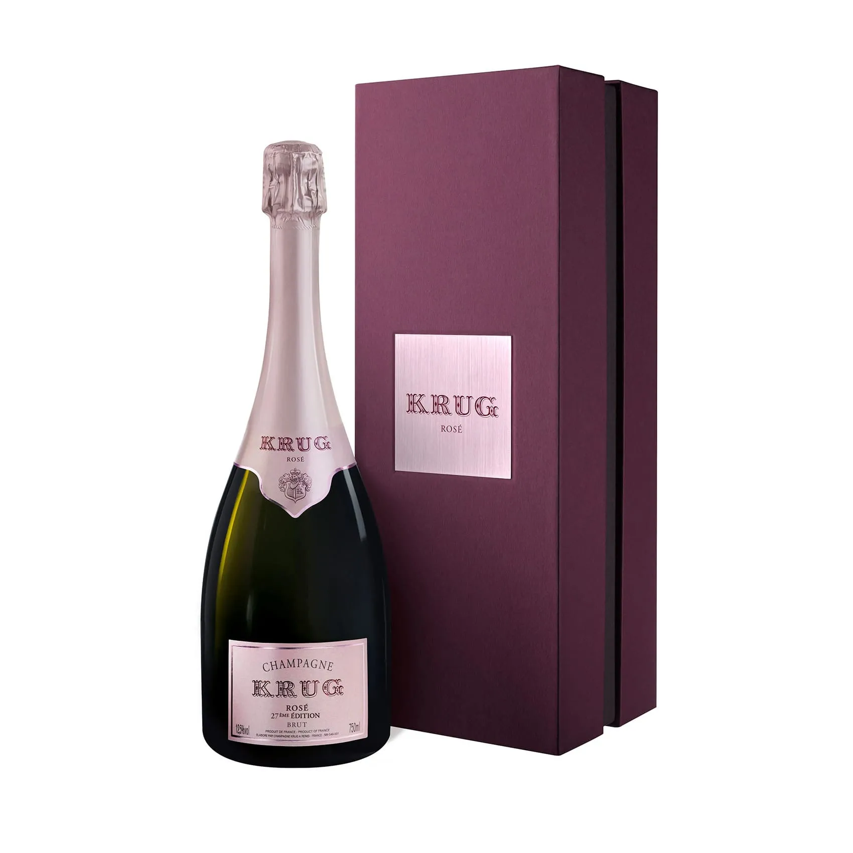 Champagne Krug Rosé 27ème Édition (0.75 l) mit Geschenkverpackung – Bild 2