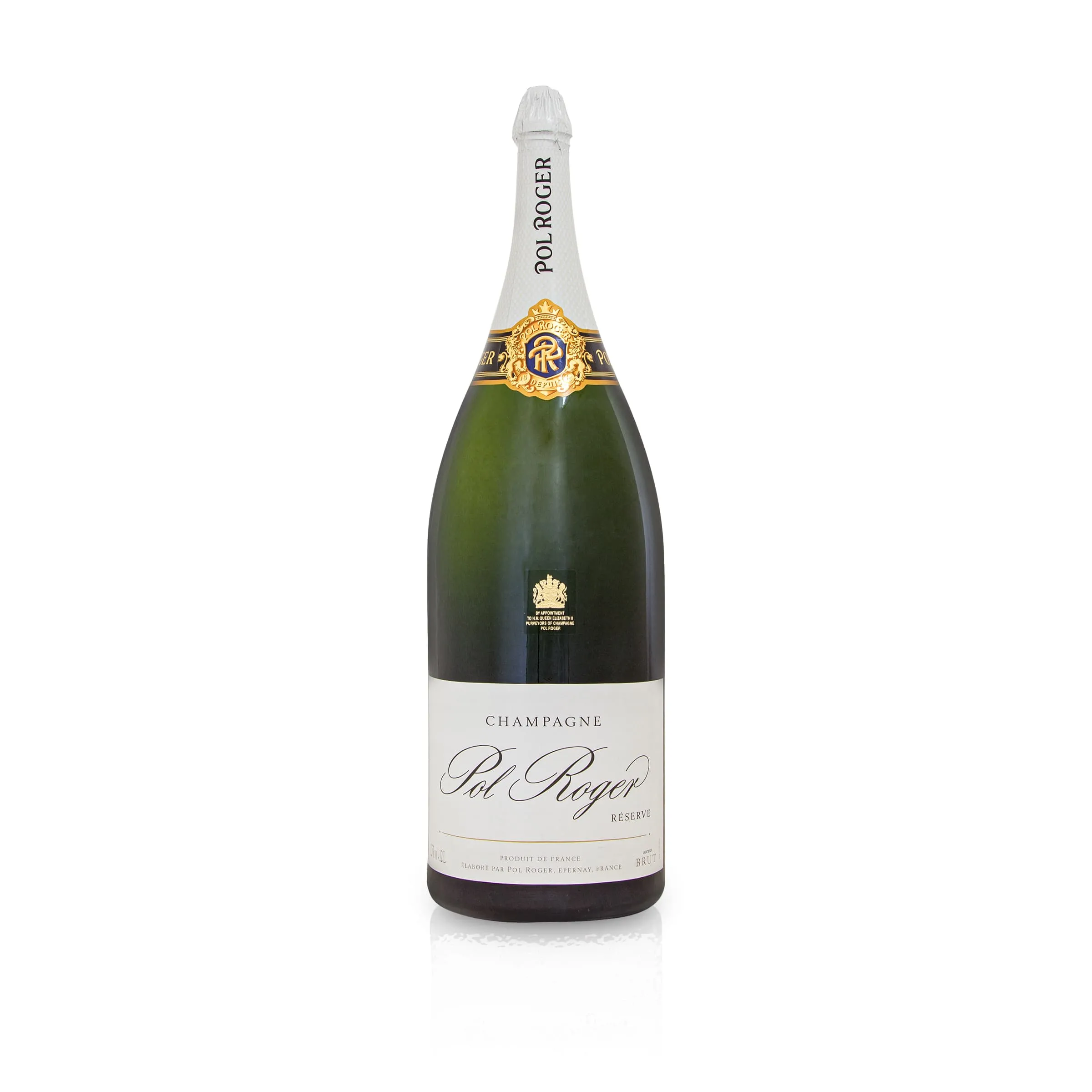 Brut Réserve 15L (Nabuchodonosor) in Holzkiste – Champagne Pol Roger – Champagne, Frankreich – Bild 2