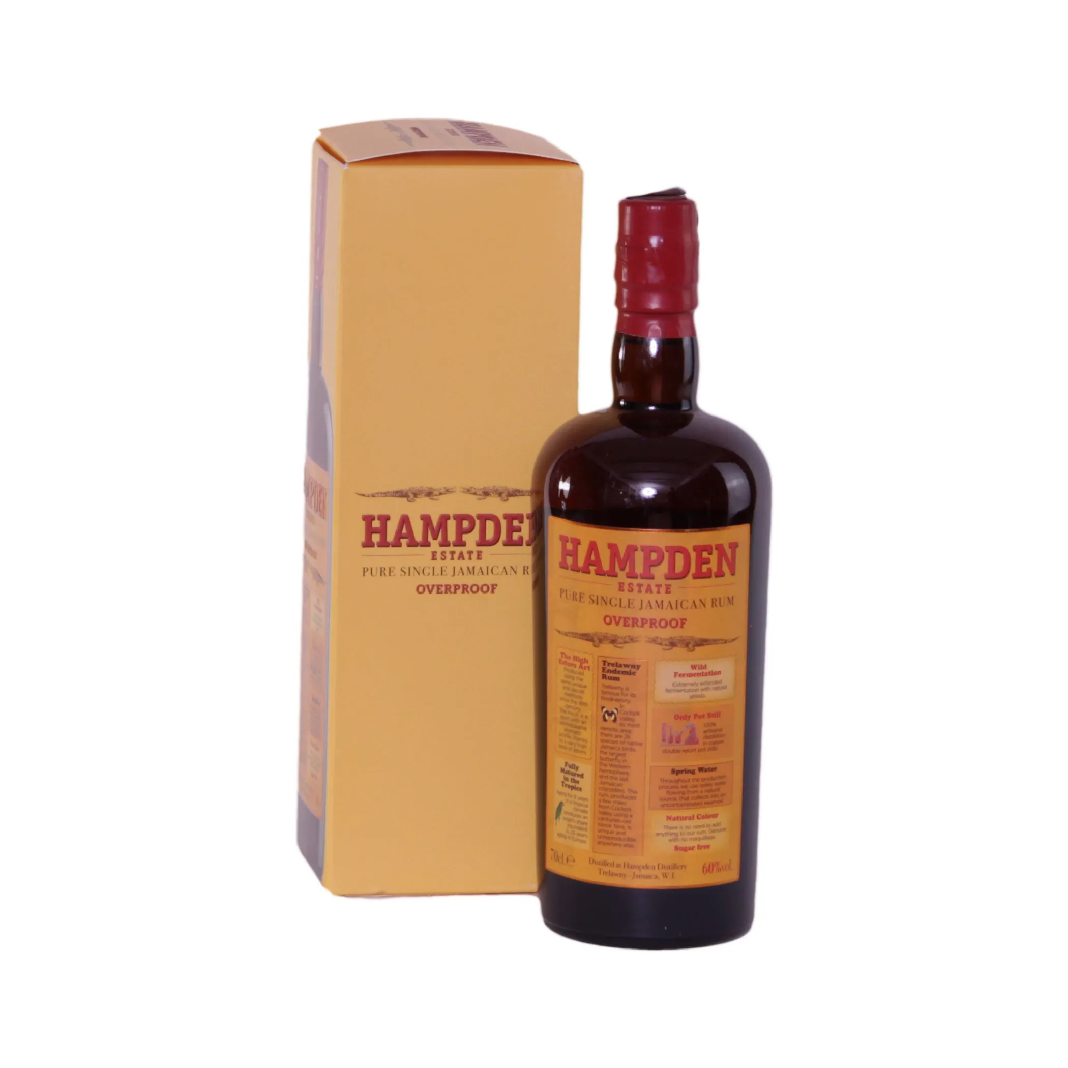 HAMPDEN Overproof – Pure Single Jamaican Rum 60%