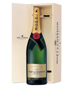 Moet & Chandon Champagner Brut Imperial 3,0L Jeroboam in Holzkiste