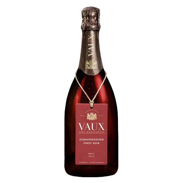 Schloss VAUX Assmannshäuser Pinot Noir Brut Sekt Flaschengärung 0,75L – Bild 2
