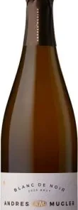 Alternative view of Andres & Mugler – Blanc de Noir Sekt Brut Nature 2022 – BIO