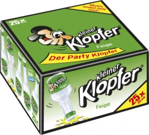 Kleiner Klopfer – Feige Alk.17vol.% 25×0,02l