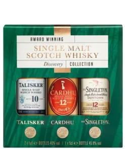 Malt Whisky Discovery 3 x 0,05 Liter in Geschenkpackung