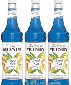 Alternative view of Monin Blue Curacao Sirup 3 x 1,0 Liter