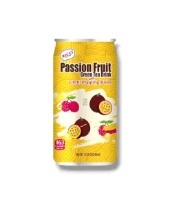 Alternative view of RICO Green Tea Drink Passionsfrucht mit Litchi Boba 340ml aus Taiwan