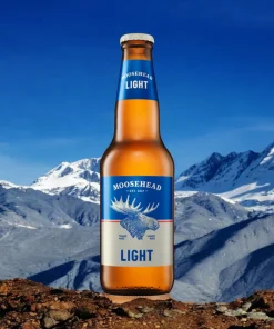 Moosehead Light Flasche 341ml – Leichtbier aus Kanada mit 4% Vol.