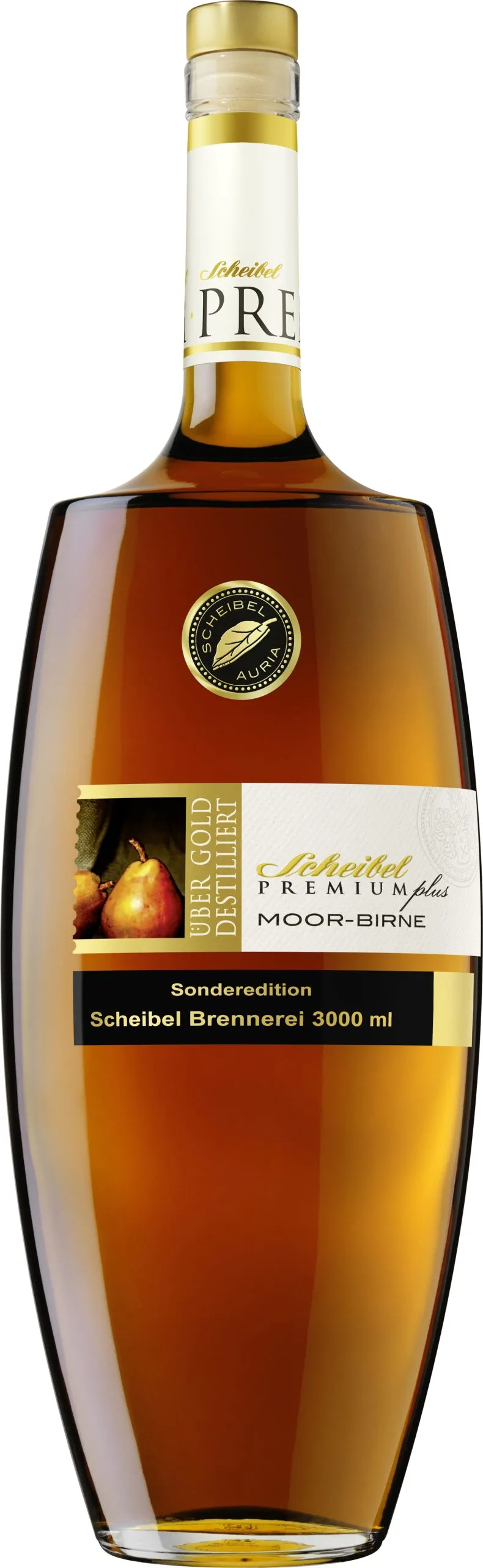 Scheibel PremiumPlus Moor-Birne Alk.40vol.% 3,0l Doppelmagnum – Bild 2