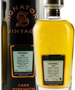 Alternative view of Strathmill 1996 21 Jahre Cask Strength Collection Signatory 0,7 Liter