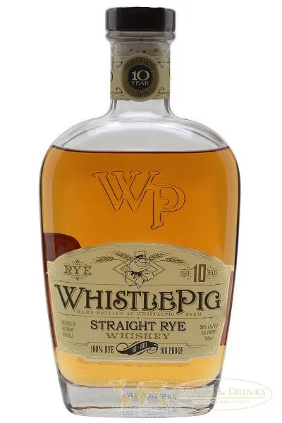 WhistlePig – 10 Jahre Rye Whiskey 50 % – Kanada 0,70 Liter