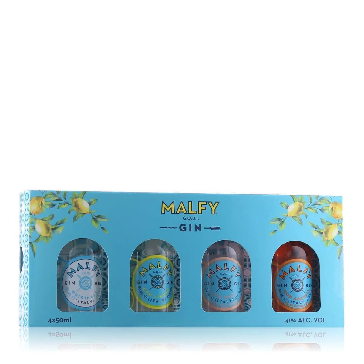 Malfy Gin Range Tasting Set Miniaturen 41% Vol. 4×0,05l in Geschenkbox – Bild 2