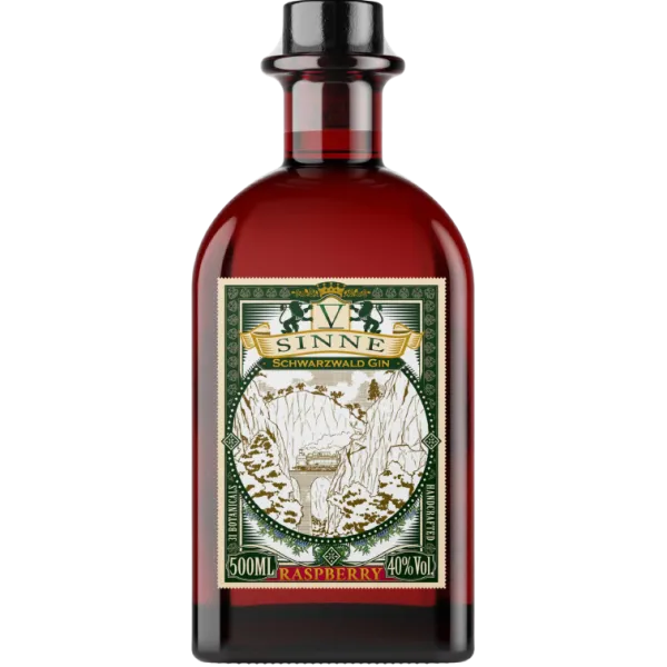 V-Sinne Schwarzwald Raspberry Magic Gin 14,0% Vol., 0,5 LiterV-Sinne – Bild 2